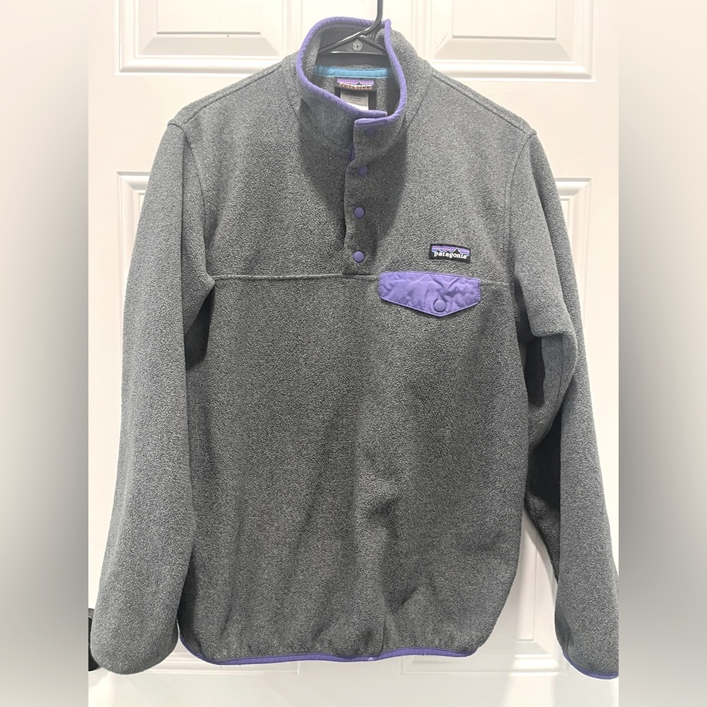Patagonia Charcoal Fleece Pullover